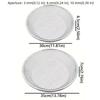 Round Metal Soil Sieve 4/6/8 MM Gardening Sand Sieve Filtration Tool Compost Sieve Tool  Flower Bed