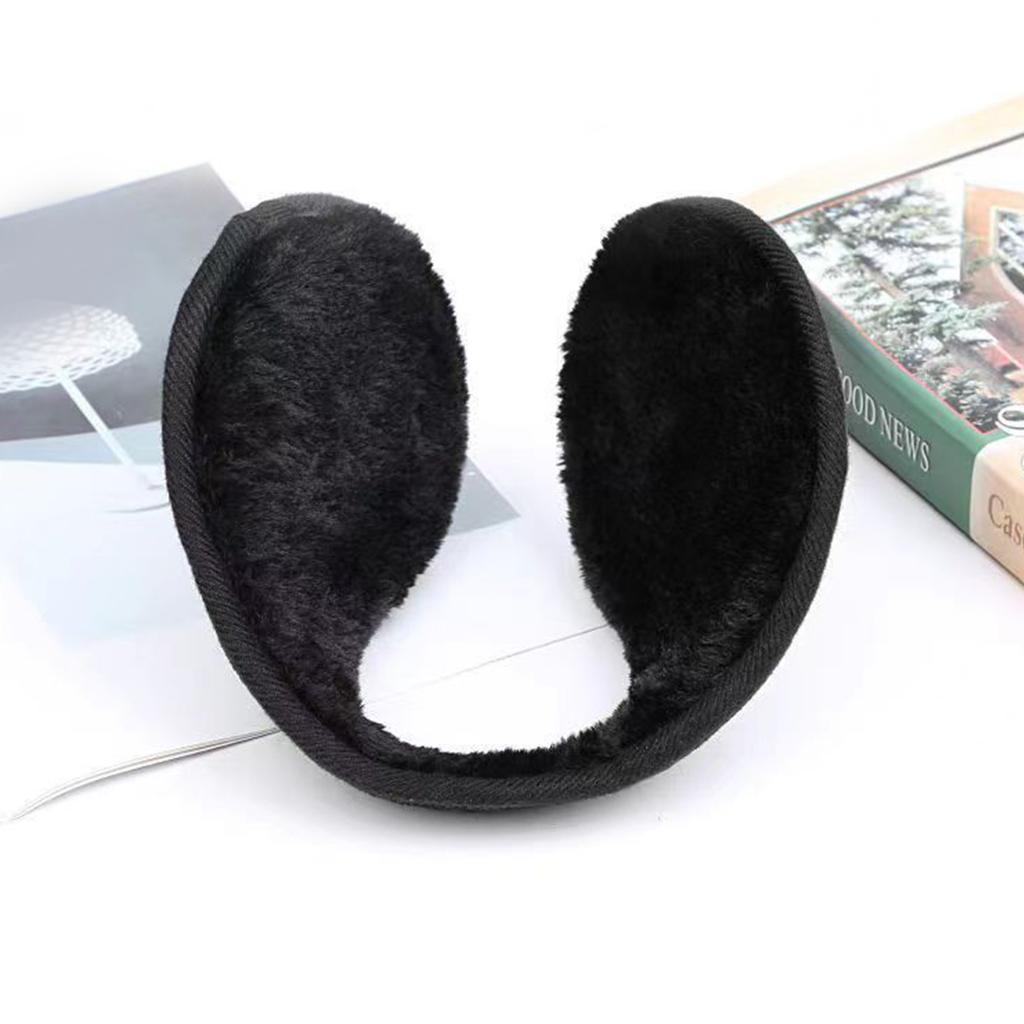 Thicken Plush Ear Muffs for Men Women Warm Ear Warmers Cold Weather Earmuff Breathable Ear Covers for Outdoor Activity