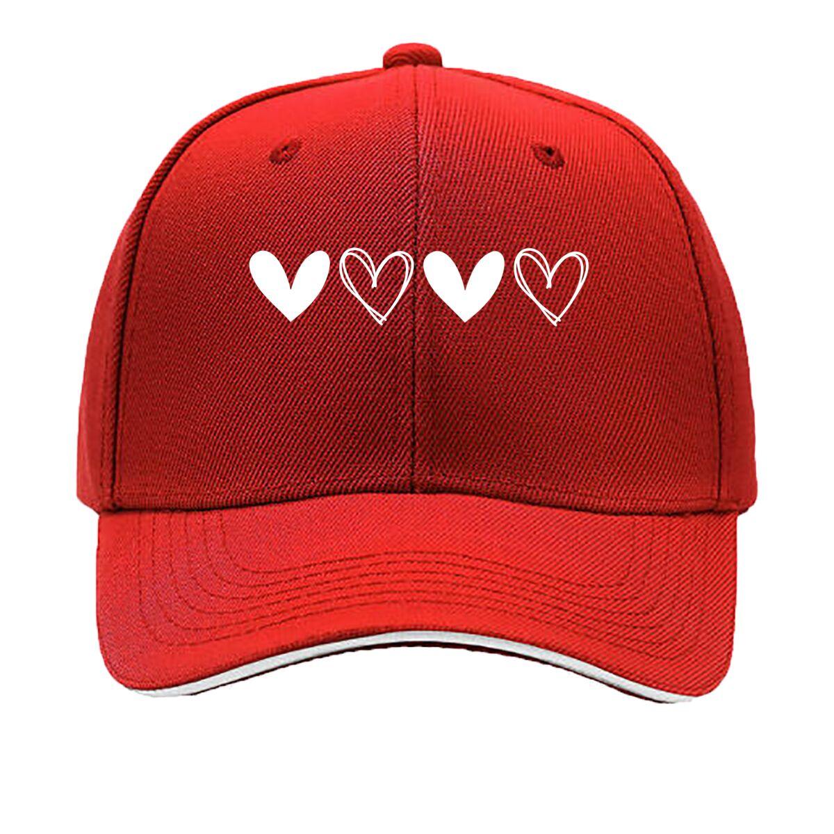 Love Soft Top Baseball Cap Vintage Unisexs Hat Womens Fashion Outdoor Hat Adjustable Hat Circumfer Sandwich Baseball Cap One Size