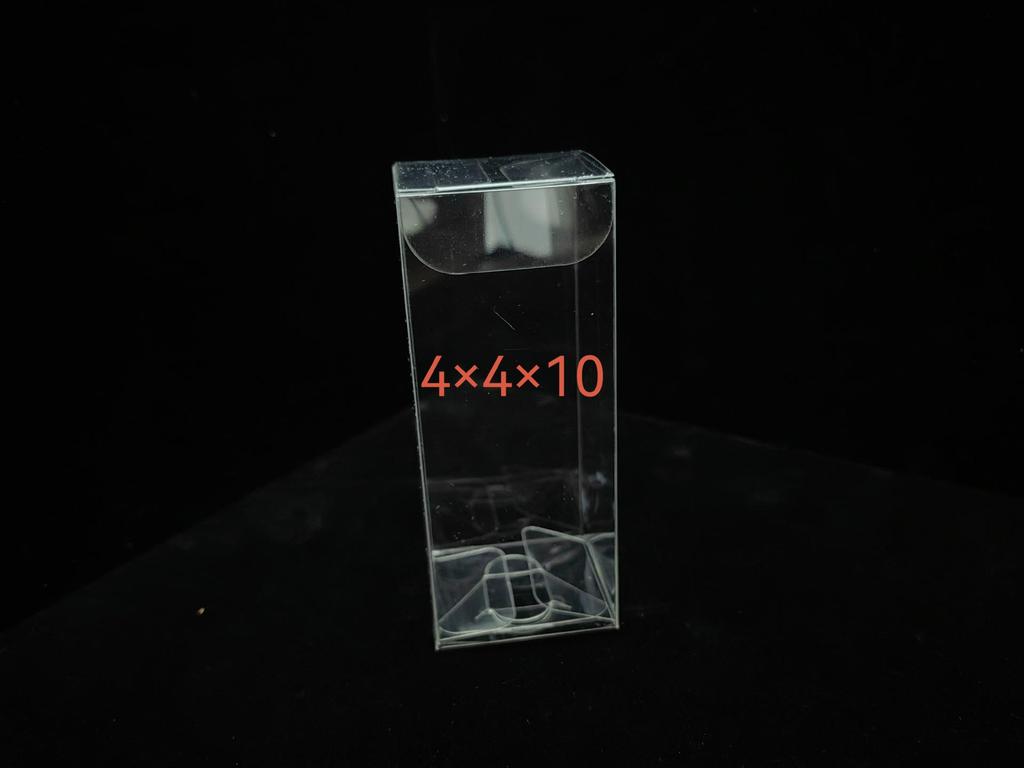 Universal PET/PVC Transparent Folding Storage Box for Daily Necessities with Logo Printing Option