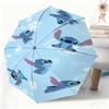 1pc Disney Stitch Pattern Automatic Umbrella, All-Weather Folding Umbrella Suitable for All Occasions, Portable Compact Umbrel