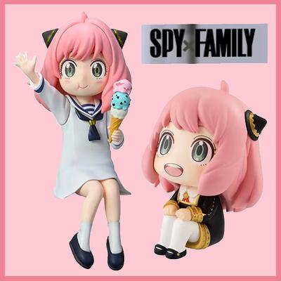 13cm SPY×FAMILY Anya Anime Figure Bond Anya Forger Action Figures Kawaii Girl Figurine PVC Collection Model Doll Toy