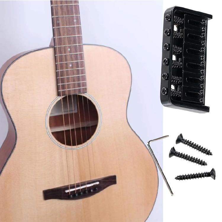 Non Tremolo Metal Bridge Replacement For 6 String Electric Guitars Precisions Engineering For Better Playability