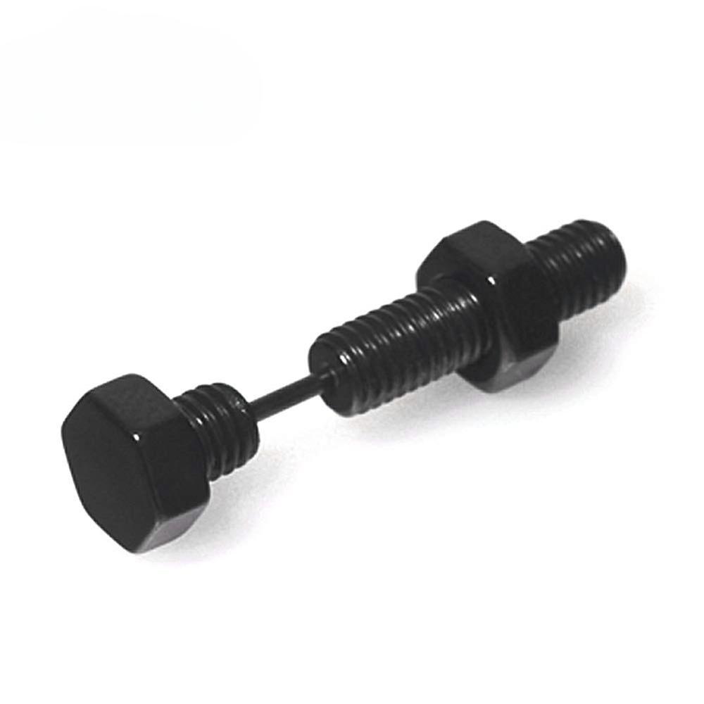 

Новые серьги-гвоздики унисекс в стиле панк-рок из нержавеющей стали, винты для пирсинга, серьги-гвоздики, новинка, ювелирные изделия для пирсинга, ювелирные изделия в стиле рок, готические украшения для пирсинга чёрный