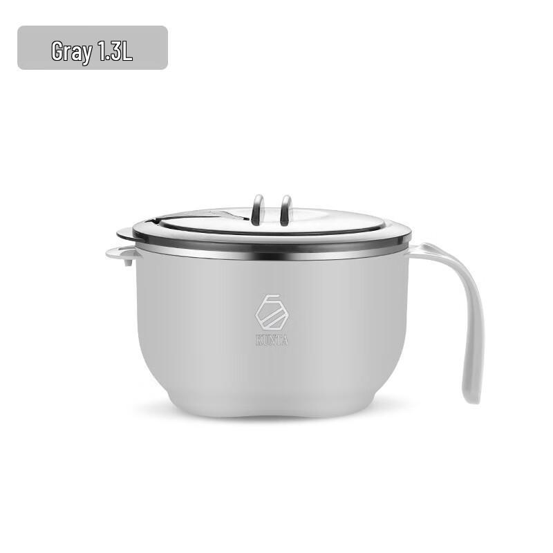 ZISIZ 304 Stainless Steel Insulated Instant Noodle Bowl