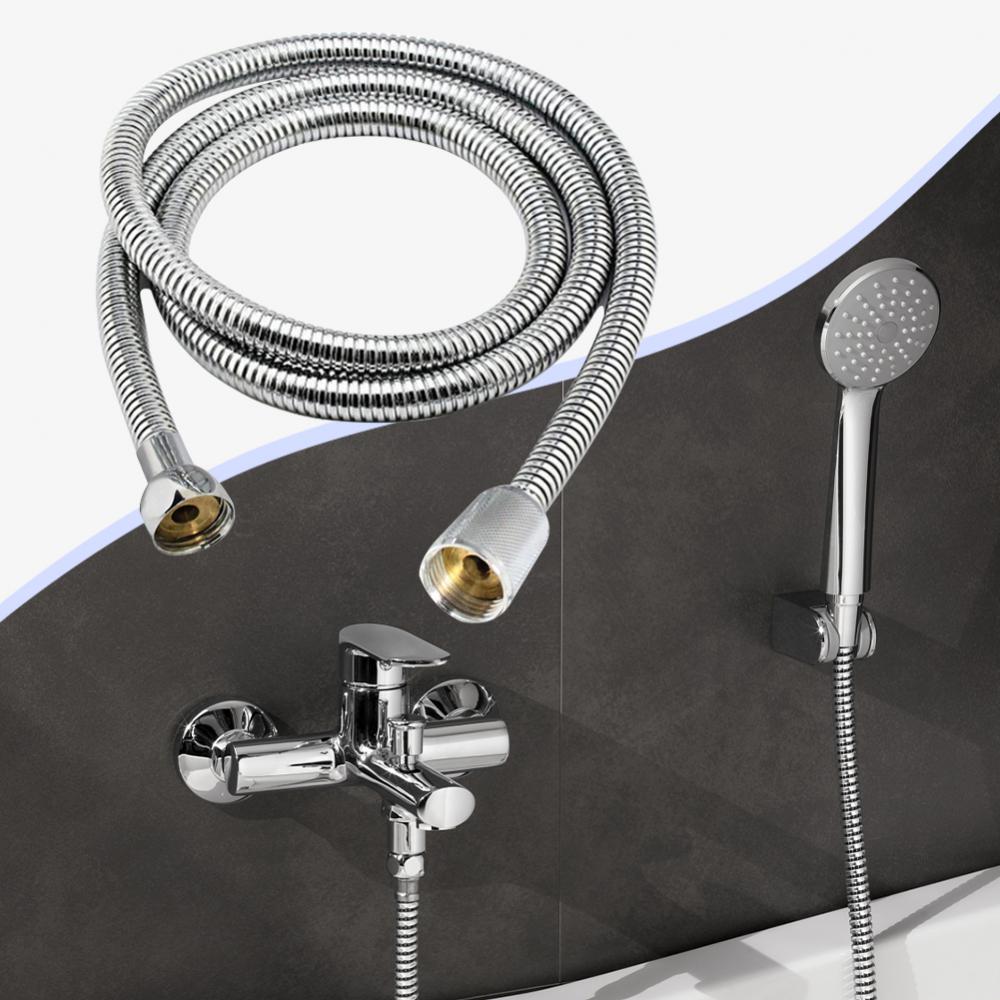 1.5m/2m/3m Stainless Steel Flexible Bathroom Shower Head Hose Water Heater Hose Bathroom Accessories