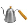 1000ml Stainless Steel Pour Over Coffee Kettle Large Capacity Gooseneck Water Dripper Kettle for