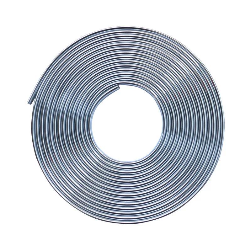 5m PVC Electroplating Seal Strip Car Door Seal Crash Protection U-shaped Strip Universal Anti-scratch Anti-collision Car Sticker