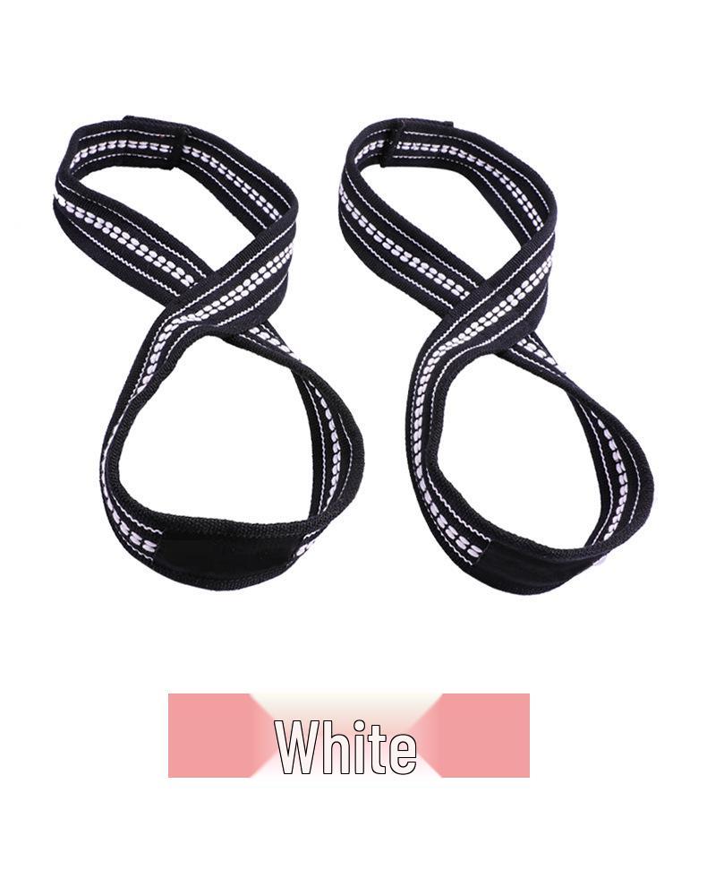 

Лямки для тяжелой атлетики в виде восьмерки: Нескользящие кистевые бинты для становой тяги, подтягиваний и поддержки при упражнениях