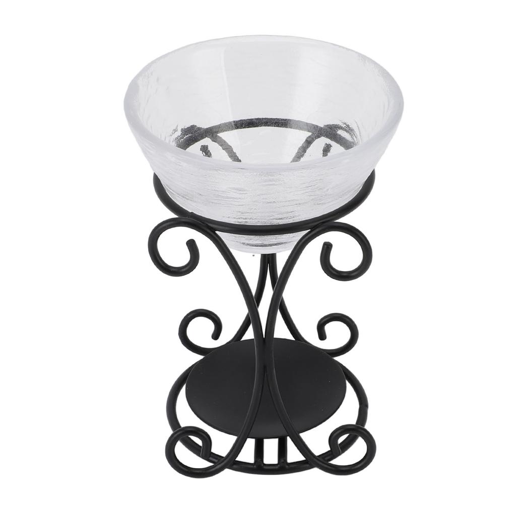 Eisenkunst Aromatherapie Brenner Set Metall Glas Ätherisches Öl Brenner Kerzenhalter für Zuhause und Büro