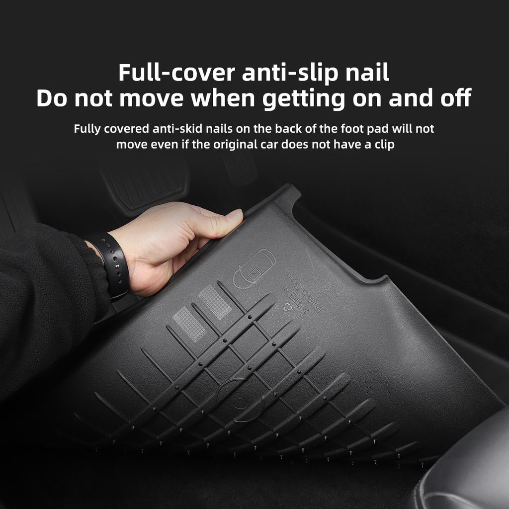 LUCKEASY Right Drive for Tesla Model 3 Model Y  2023 Car All-weather Floor Mat Trunk Pad Protective Interior Accessories