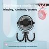 Ventilador portátil de mano USB recargable mini ventilador silencioso para camping y viajes