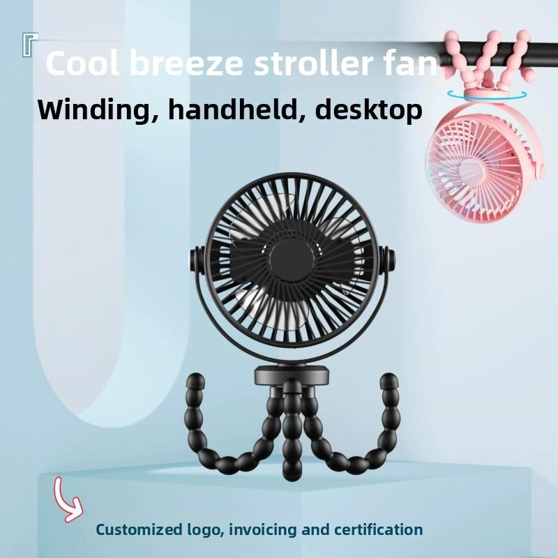 Ventilador portátil de mano USB recargable mini ventilador silencioso para camping y viajes