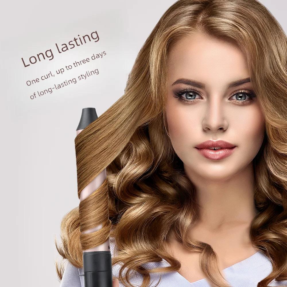 Professioneller Lockenstab 6 in 1 Schnellheizender Elektrischer Lockenstab Haushalt Einstellbare Temperatur Haarstyling-Tool für Frauen