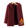 Coat Winter Women's Long Coat Thickened Noble Hooded Coat