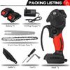 2000W 8 Inch Electric Chain Saw Brushless Cordless Pruning Mini ChainSaw Garden Tree Logging Saw Woodworking Tools