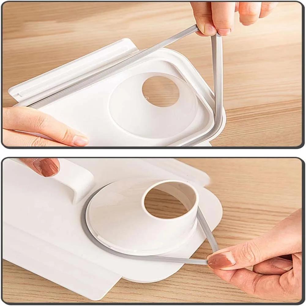 1pc Laundry Powder Storage Box Bathroom Laundry Detergent Storage, Transparent Acrylic Box Household Daily Necessities
