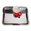 AnYi 304 Stainless Steel Rectangular Flat Steaming Tray