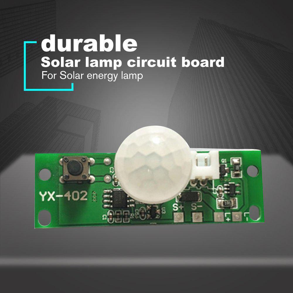 3.7V Solar Wall Light Lamp Controller Circuit Board Human Infrared Sensor Module