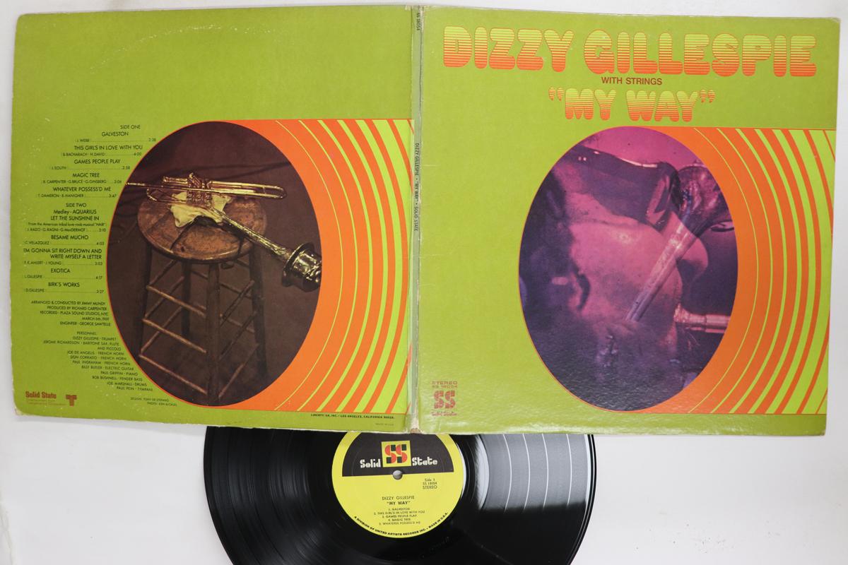 

LP Record DIZZY GILLESPIE My Way SS18054 SOLID STATE 196 US Jazz Used