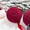 9pcs 10cm Wine Red Christmas Ball Ornaments Dark Green Christmas Tree Party Decoration New Christmas Spheres Ornaments