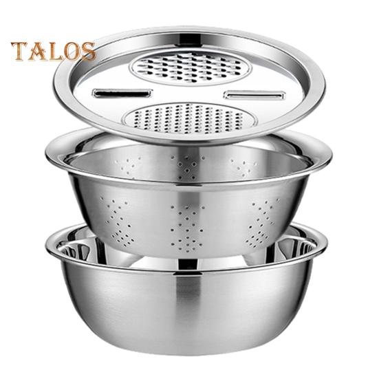 

1 комплект многофункциональной сливной раковины, набор дуршлагов из пищевой нержавеющей стали, терка для сыра 3 в 1 с контейнером, салатница, сливная раковина 28cm