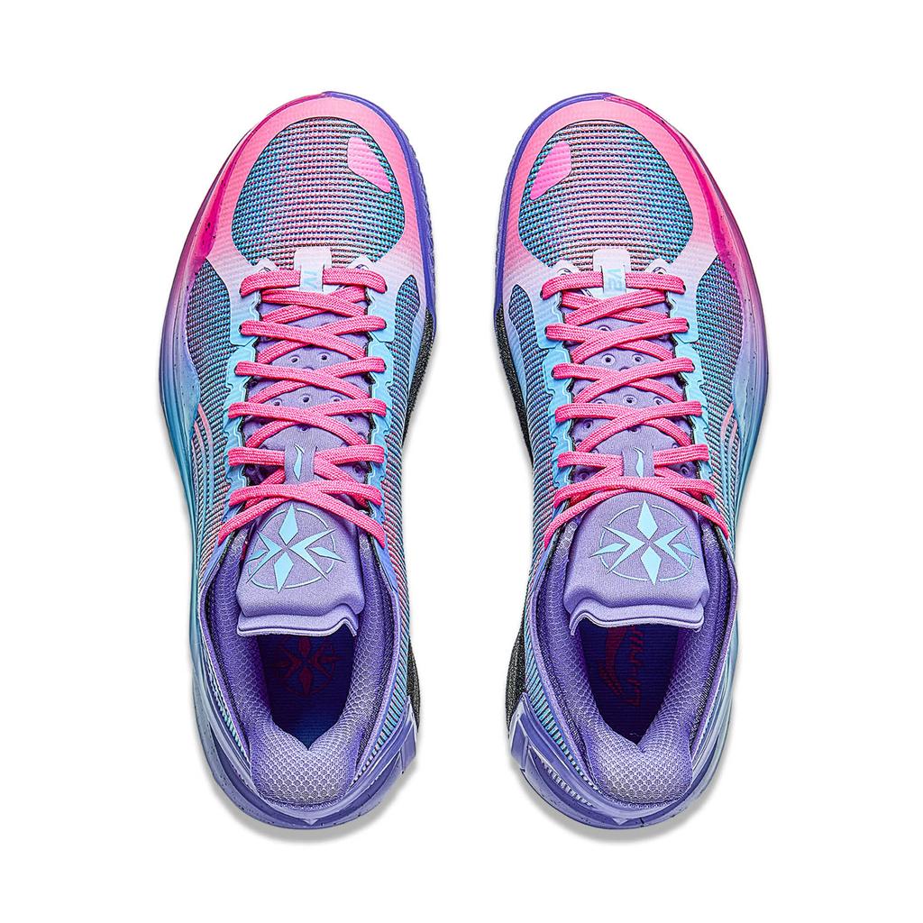 Li Ning Blade 4 V2 Multi-Color Basketball Shoes Men sneaker Blue Purple ABAU037-19