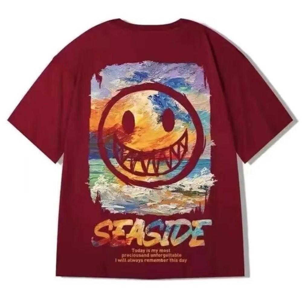 

Summer Fashion T-shirts Are a Vibrant Path That Blends Retro American Style to Make People Feel Relaxed and Comfortable 6XL