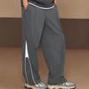 Skechers Lace-Up Loose Straight Leg Woven Sports Casual Pants Men bottoms Smoky-Gray L225M073-013P