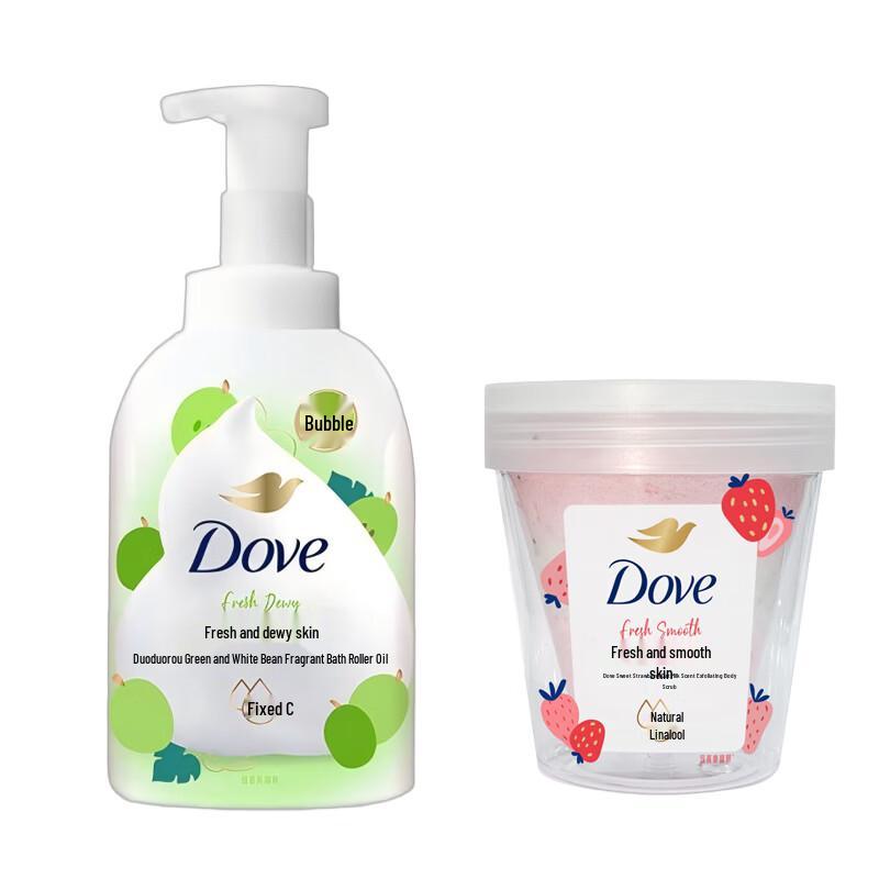 

Dove Shower Foam & Body Scrub Set