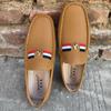 Loafer für Herren, neues Design, PU-Leder-Loafer für Herren, lässige Slip-on-Mokassins für Herren, bequeme braune Mokassins zum Fahren