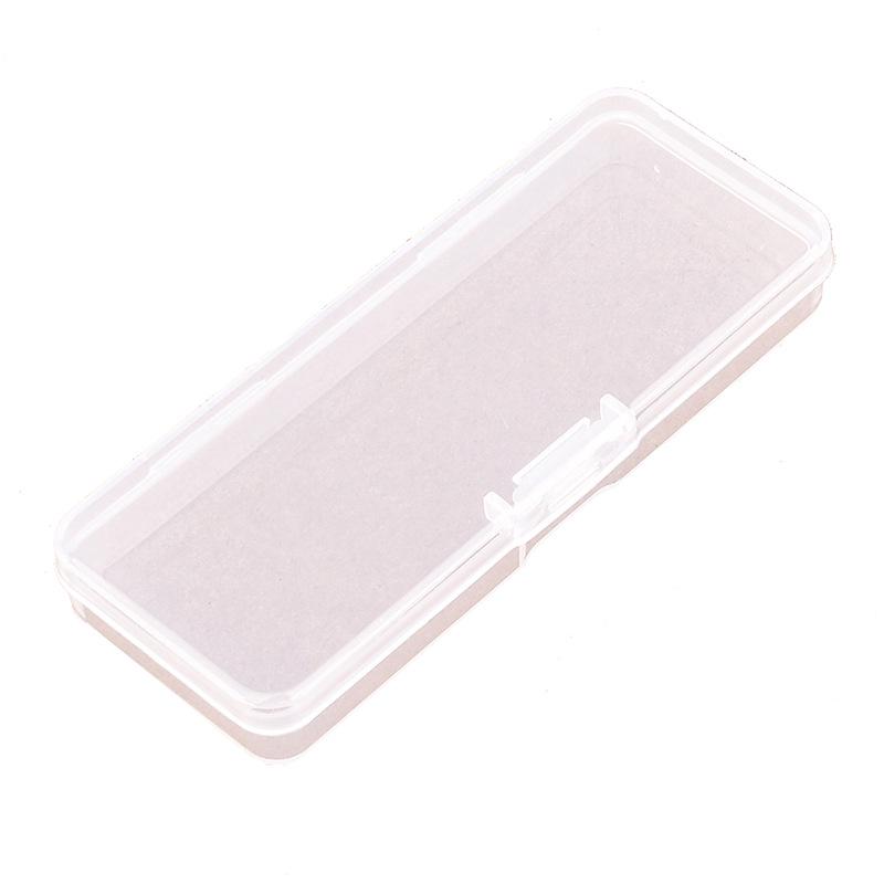 Transparent 88x35x13mm PP Rectangular Small Plastic Storage Box
