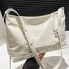 Street Punk Fashion Tote Bag Metal Buckle Messenger Bag 2025 New Fashion Personality Shoulder Handbag