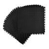 Garage Floor Tiles Interlocking, 16 Pack 513 X 513 X 5 Mm Interlocking Modular Garage Flooring Tiles, Diamond Plate Slip-Resistant PVC Mats for