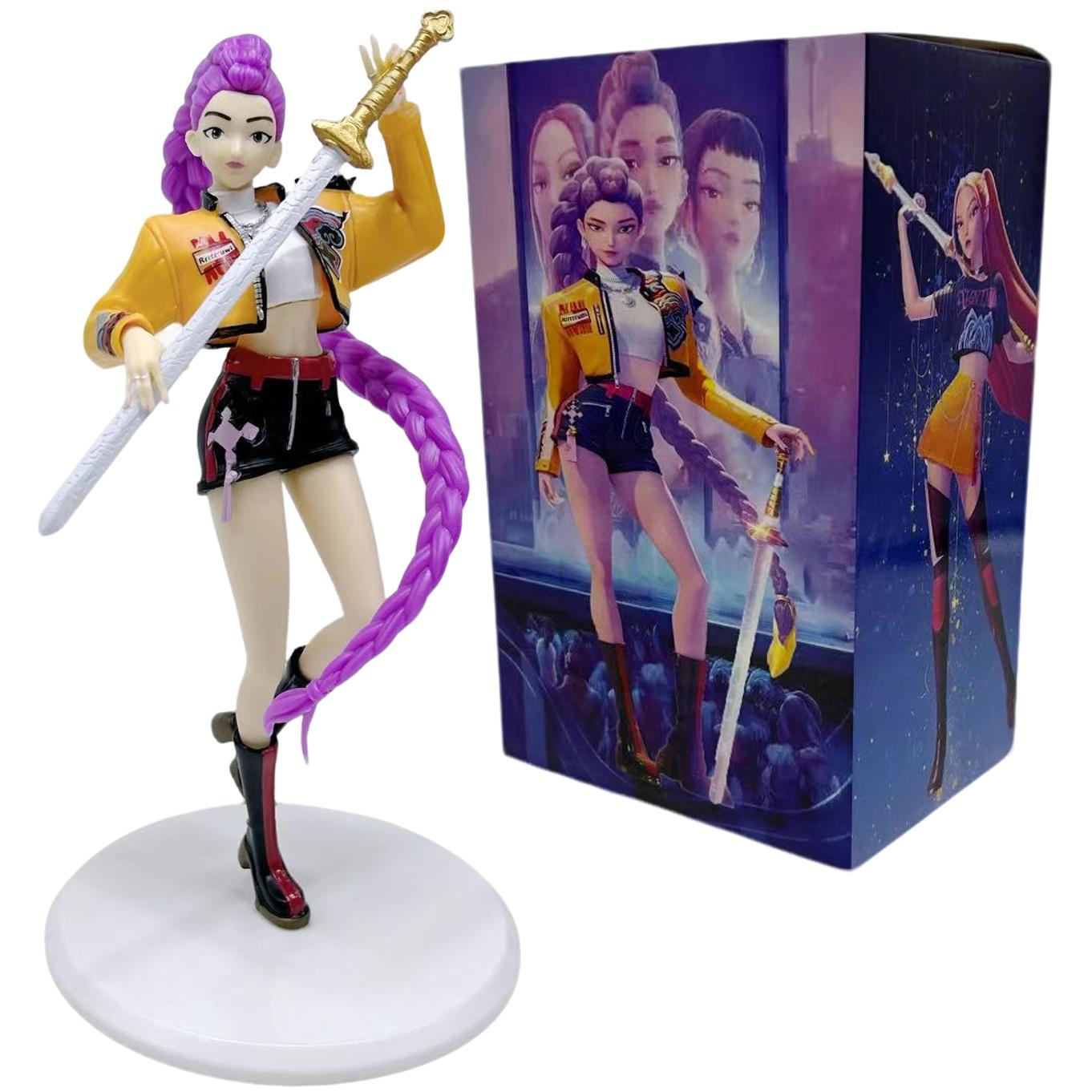18cm avec boîte KPop Groupe de Chasse aux Sorcières Superstar Rumi Mira Zoe Acrylique PVC Figurine d'Action Jouet Figurine Anime Poupée Pour Fans Cadeau