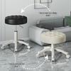 Height-Adjustable Rotating Salon Chair for Beauty, Barber, or Nail Art