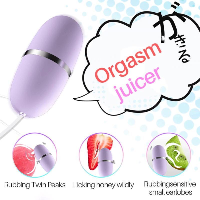 Powerful Bullet Vibrator 7 Frequencies Vibration G-spot Massager Wired Remote Control Vibrators