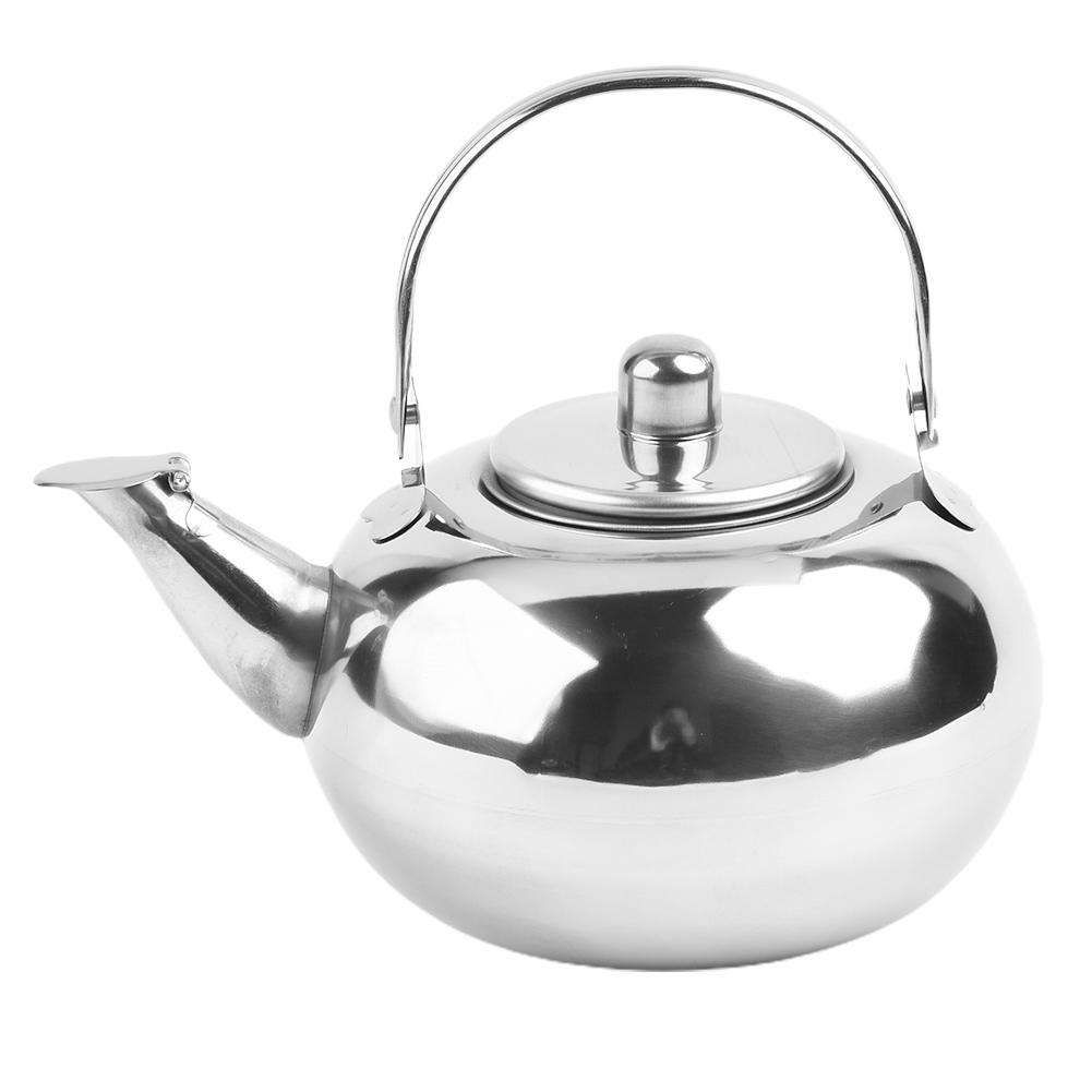 Stainless Steel Teapot Boiling Water Coffee Tools Dinnerware Filter Tea For Coffee Tea Home Kitchen Brand New High Quality