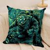 Fanart BBioshock RRapture Cushion Cover Soft Plush Fabric DoubleSided Printed Sofa Cushion Cover for All Seasons Home Decor