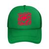 Red Fist Abstract Graphic Mesh Baseball Cap Casual Hat Outdoor  For Womens Unisex FeUnisex