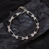 New Arrival Trendy Shiny CZ Zircon Star Retro Thai Silver Ladies Charm Bracelet Jewelry for Women Birthday Gifts Cheap No Fade