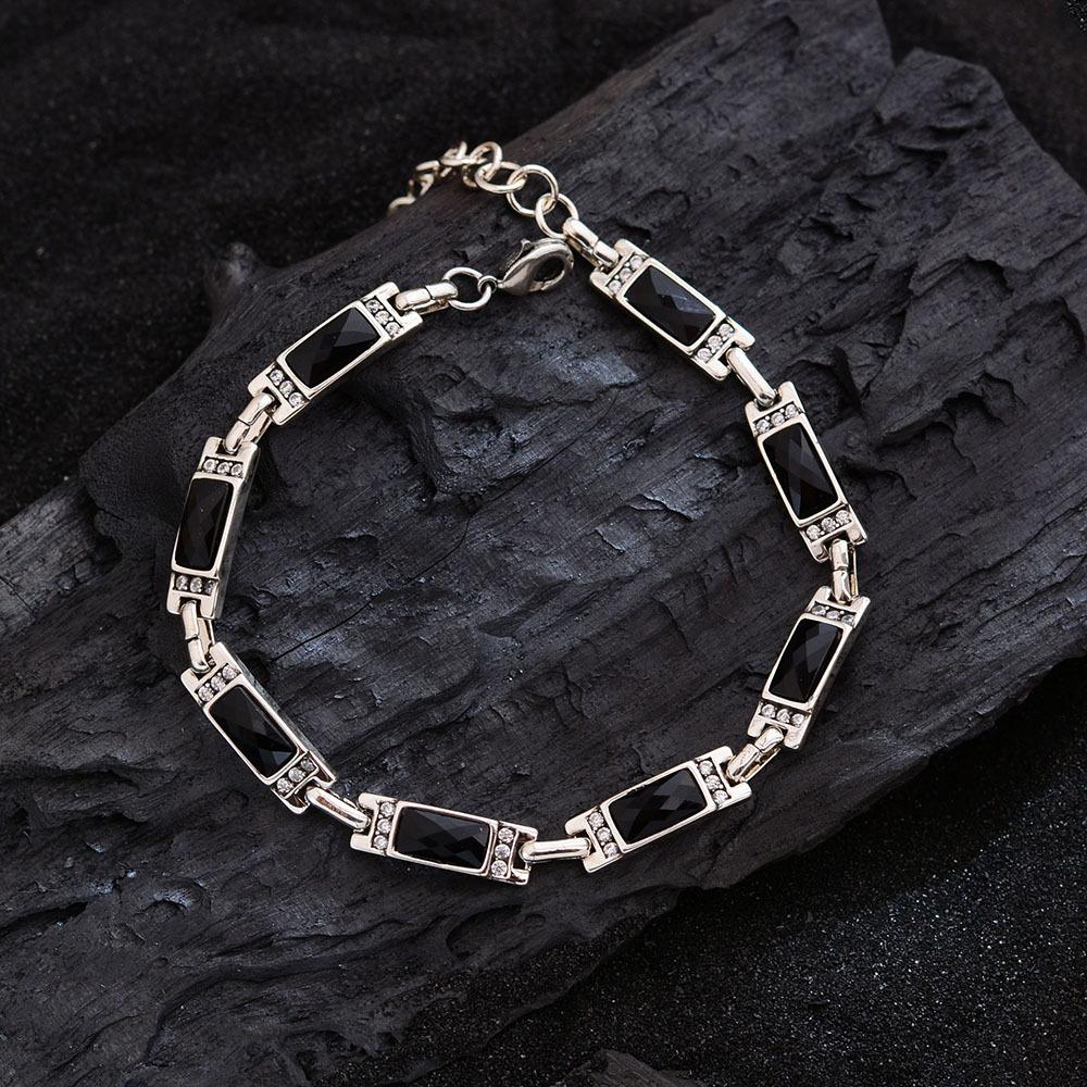 New Arrival Trendy Shiny CZ Zircon Star Retro Thai Silver Ladies Charm Bracelet Jewelry for Women Birthday Gifts Cheap No Fade