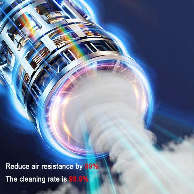 Car Vacuum Cleaner 26000PA Strong Suction Wireless Portable Vacuum Cleaner Dual Use Mini Handheld Cleaning For Car Home Desktop