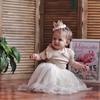 Girls Mesh Tutu Skirts Summer Kid White Lining Long Skirts Solid Fluffy Tulle Princess Ball Gown