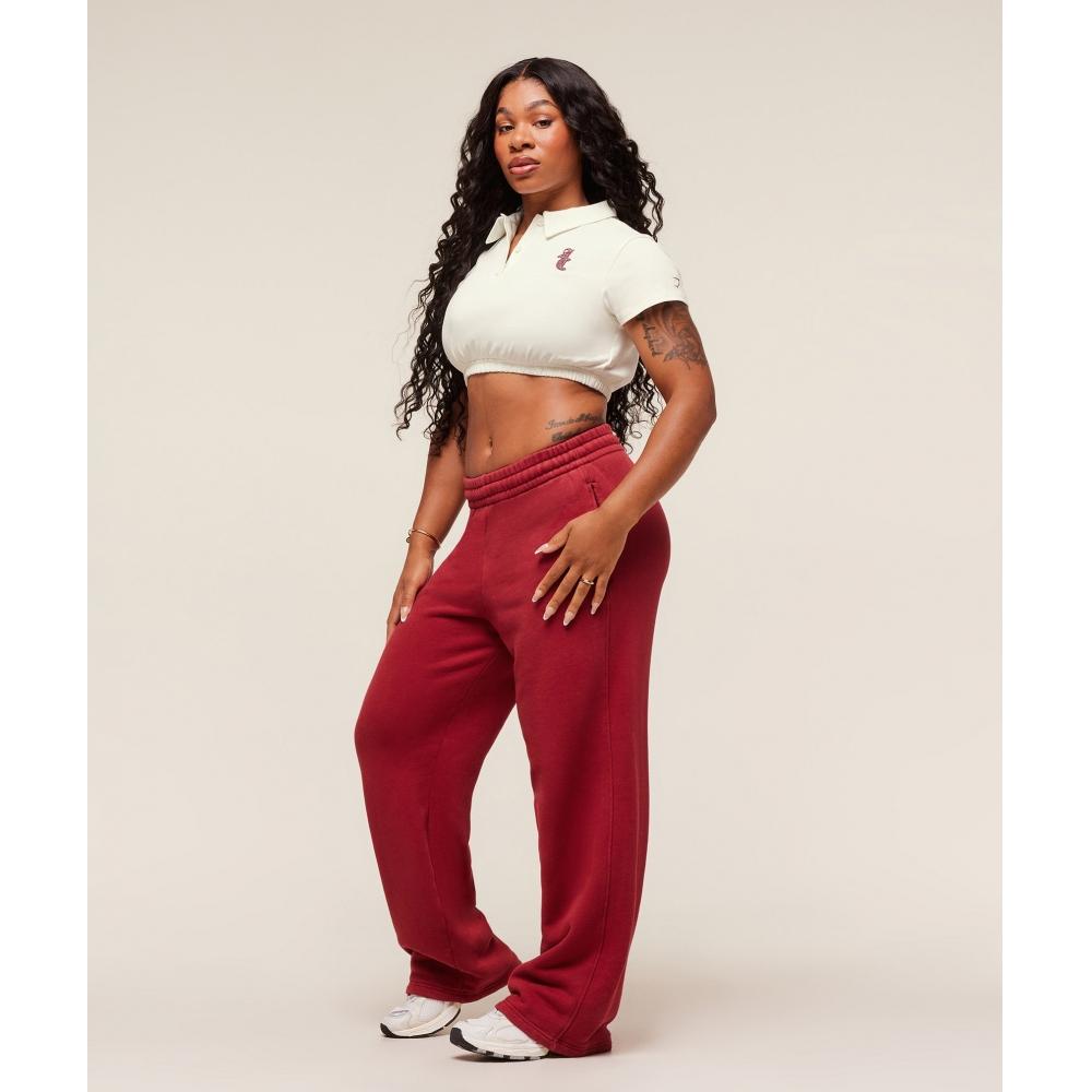 Gymshark X Analis Cropped Polo   Soft White Soft White B4b4h Wcmy