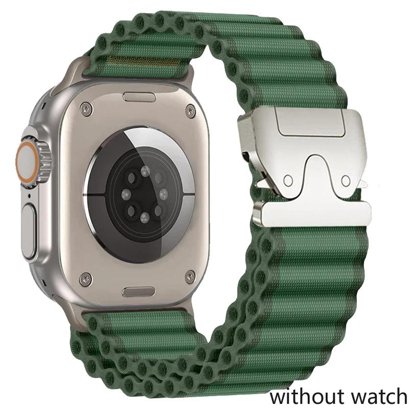 Nylonarmband für Apple Watch Armband Ultra 2 49mm 10 9 8 7 46 45mm 41 44mm Offroad-Sport Armband für IWatch Serie 6 SE