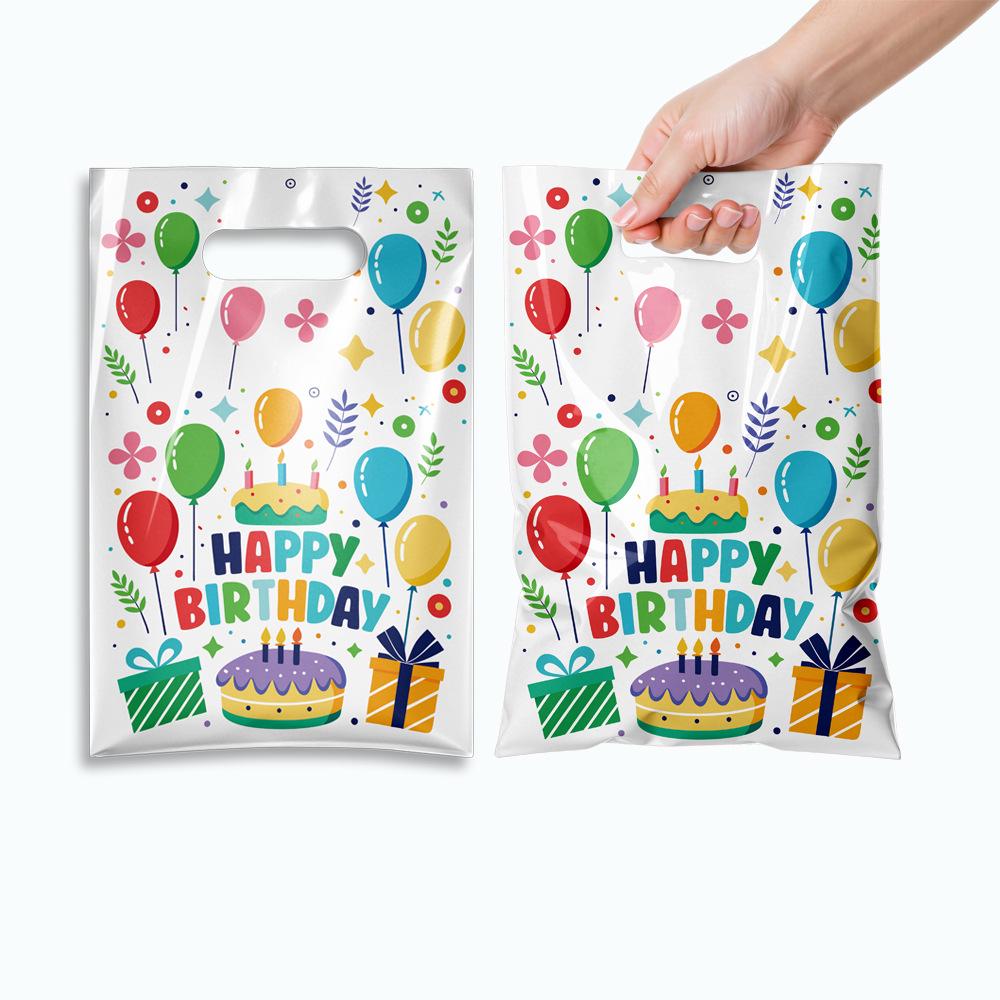 Birthday Party Pearl Film Tote Bag with Handle – Festive Gift & Souvenir Bag