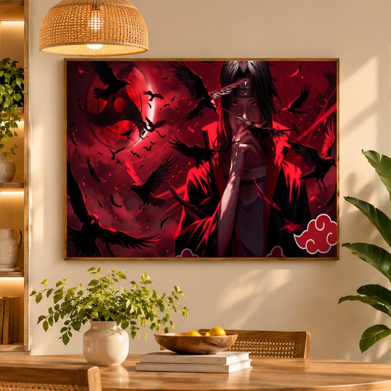 5D Diamond Painting Itachi Uchiha DIY Full Drill Diamond Art Kit Home Decoration