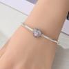Colorful Full Diamond Charms Metal Love Blooming Rose Round Beads Pendant Fit Original Bracelets Necklace Accessory Elegant Fashion Beautiful Lovely