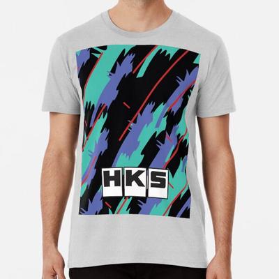 HKS Retro Pattern  S To 5XL Made In the AU/USA T-Shirt